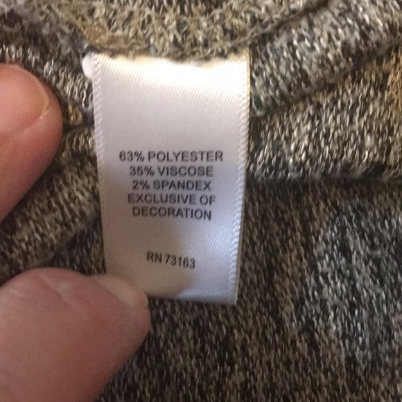 2/20 Cupio Brown/Black Long Cardigan - Picture 2 of 9